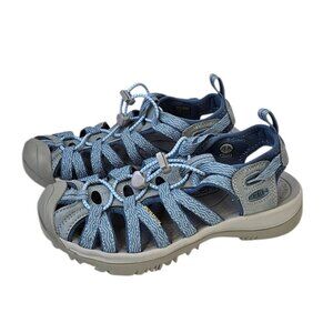 Keen Womens Whisper Sandals, Outdoor, Hiking, Closed Toe, Sporty, Blue, Size 7.5